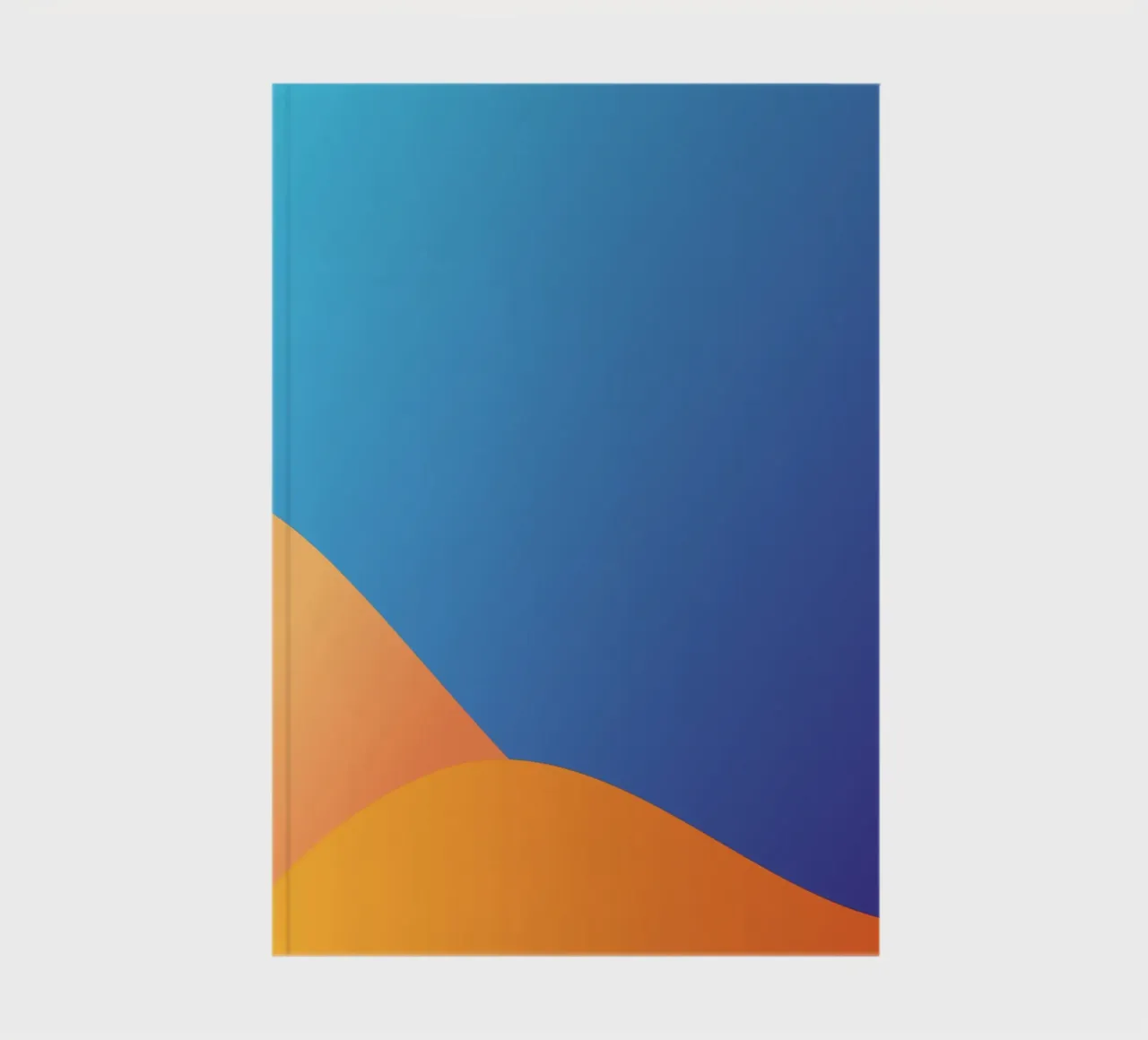 gradient color transitions notebook by pastel color shape