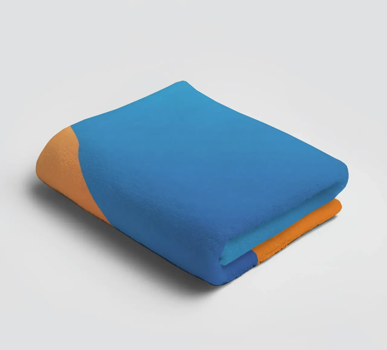 gradient color transitions towel by pastel color shape