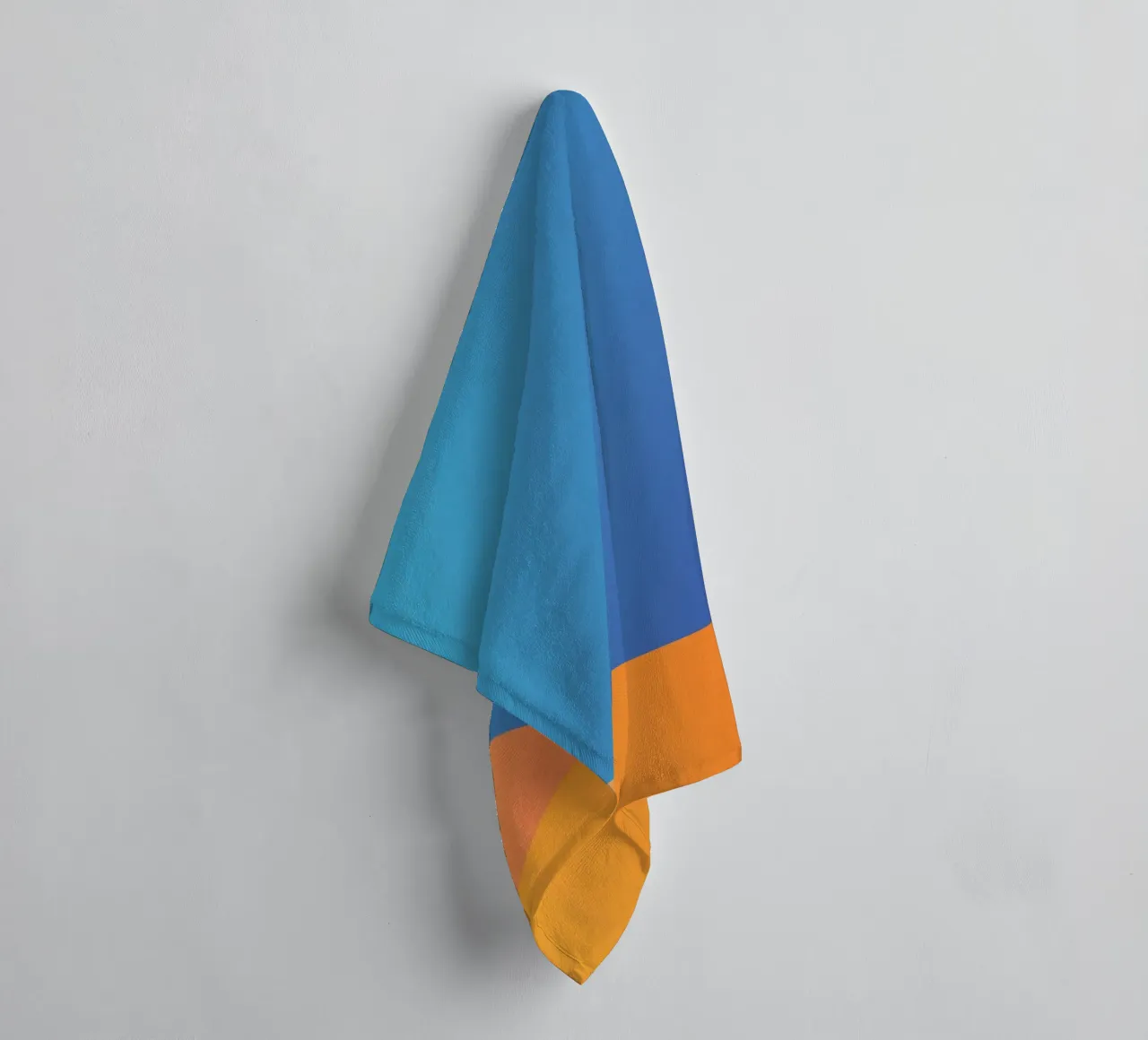 gradient color transitions towel by pastel color shape