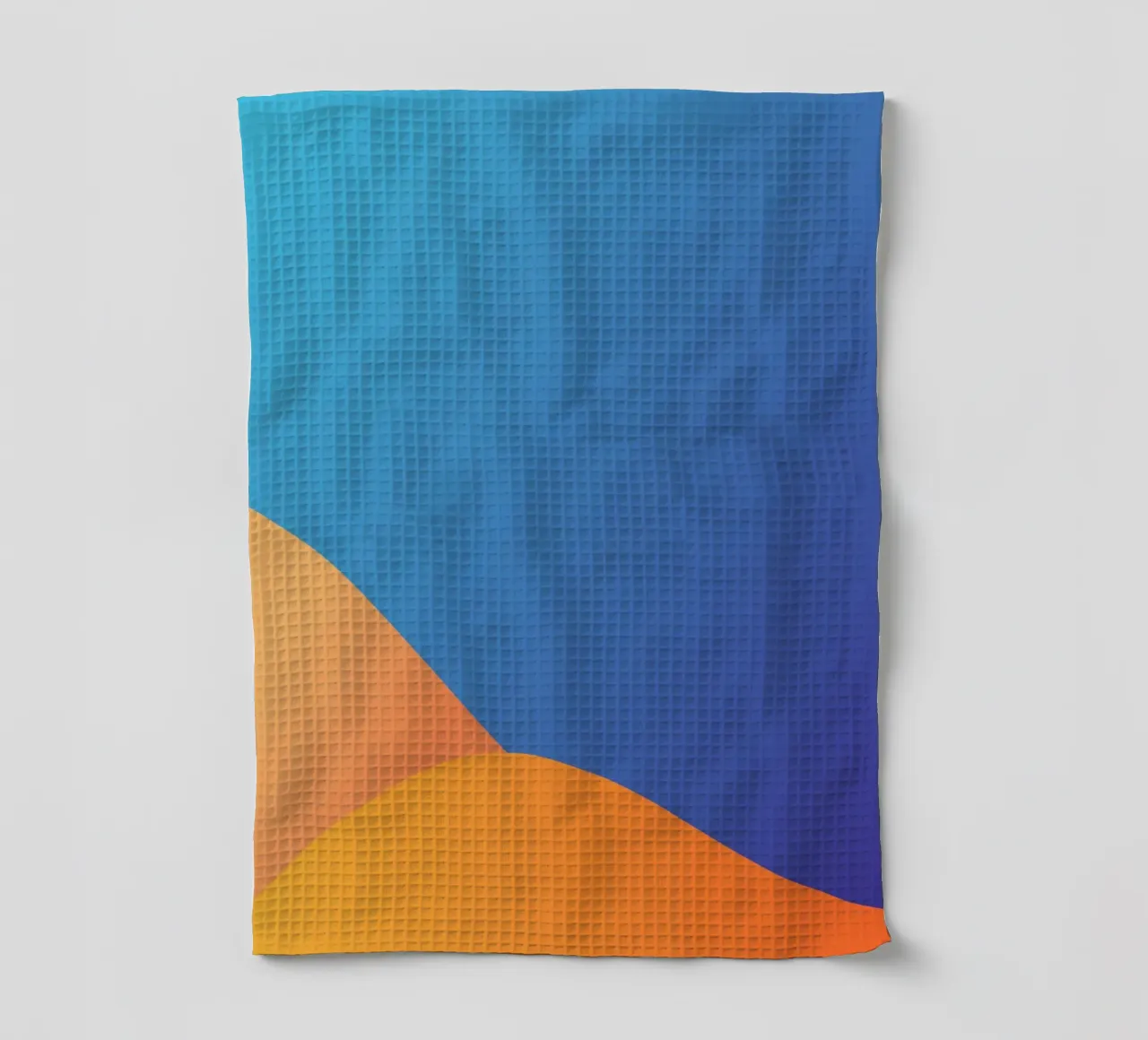 gradient color transitions tea towel by pastel color shape