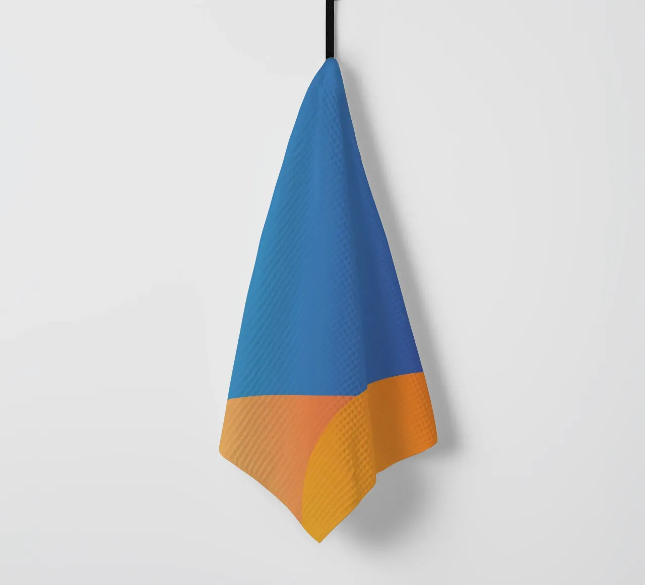 gradient color transitions tea towel by pastel color shape
