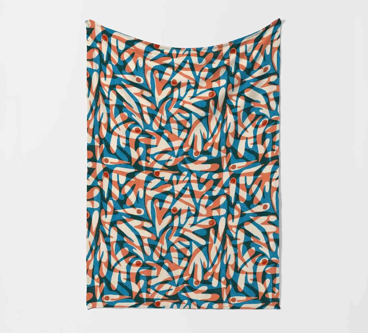 Cyano Pattern No 07 coperta in pile da treechild