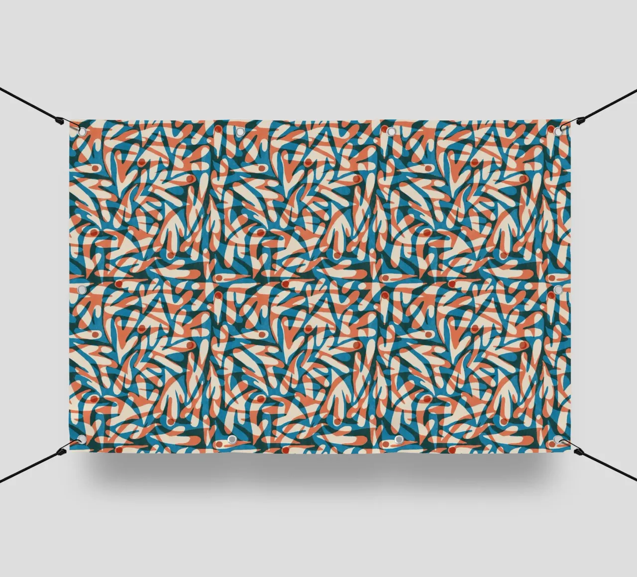 Cyano Pattern No 07 telo in pvc da treechild