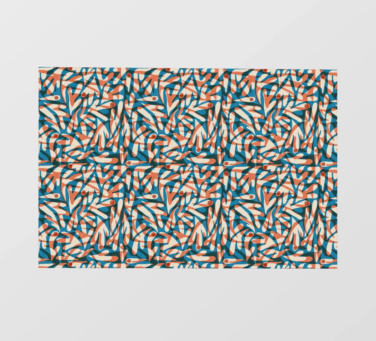 Cyano Pattern No 07 telo in pvc da treechild
