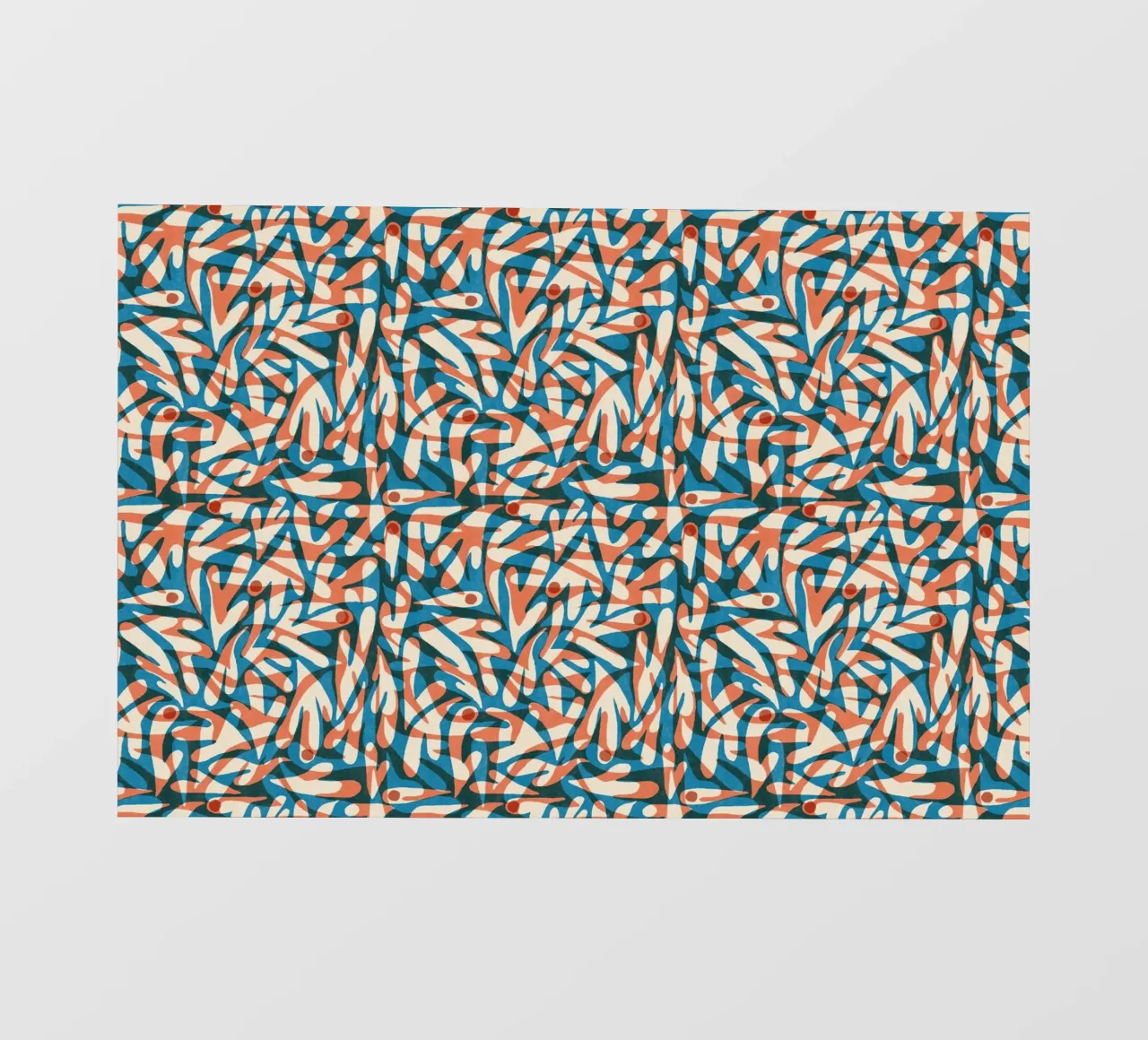 Cyano Pattern No 07 telo in pvc da treechild