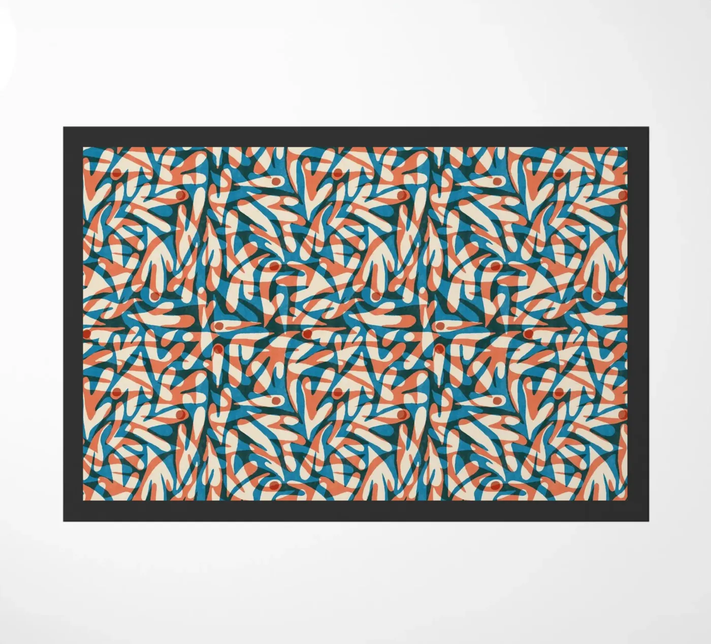 Cyano Pattern No 07 deurmat van treechild