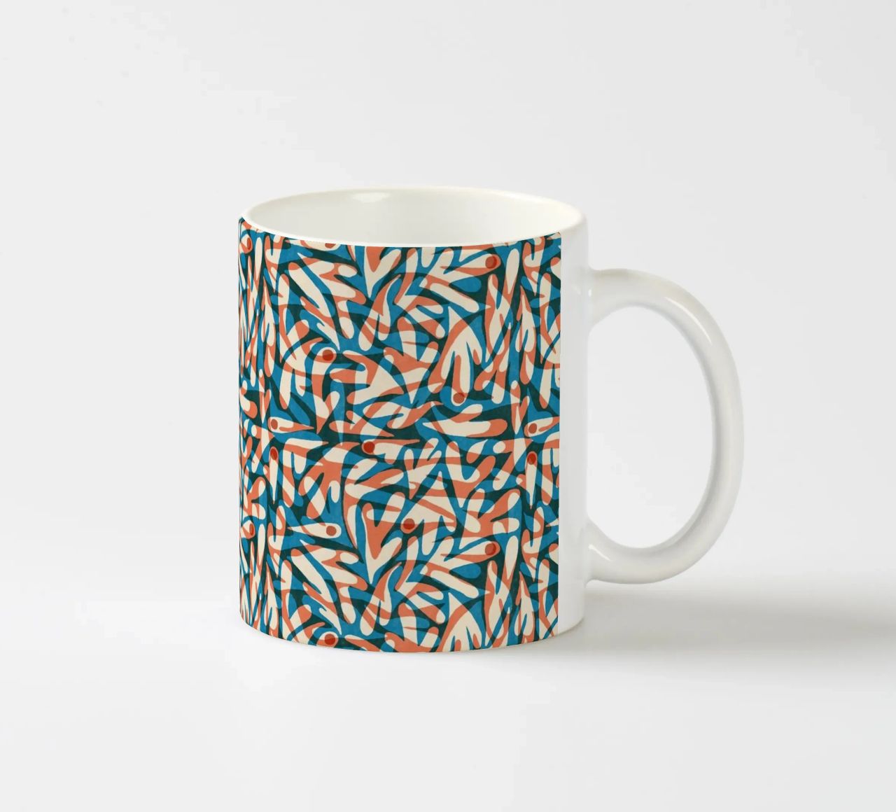 Cyano Pattern No 07 tazza in ceramica da treechild