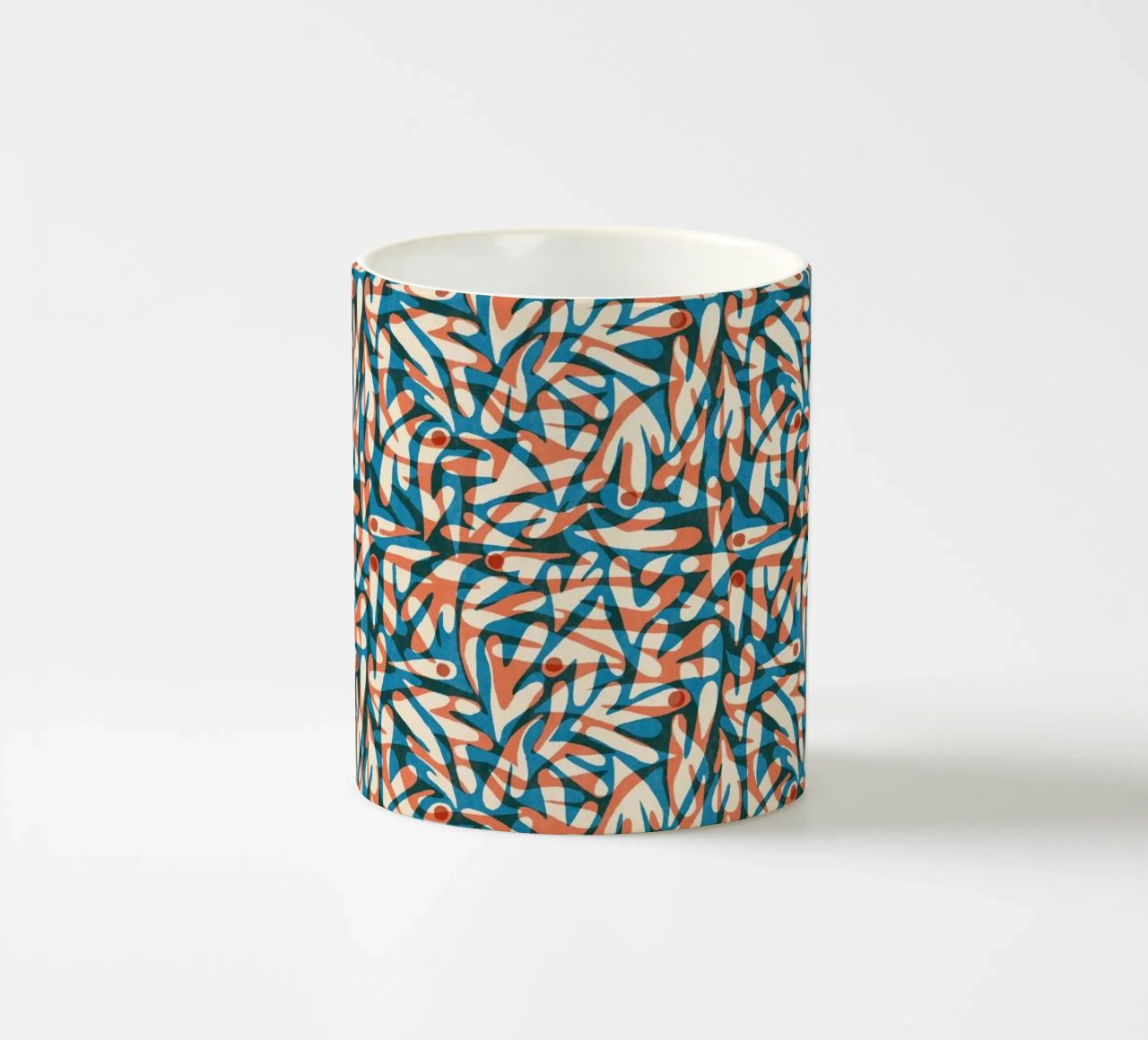 Cyano Pattern No 07 tazza in ceramica da treechild