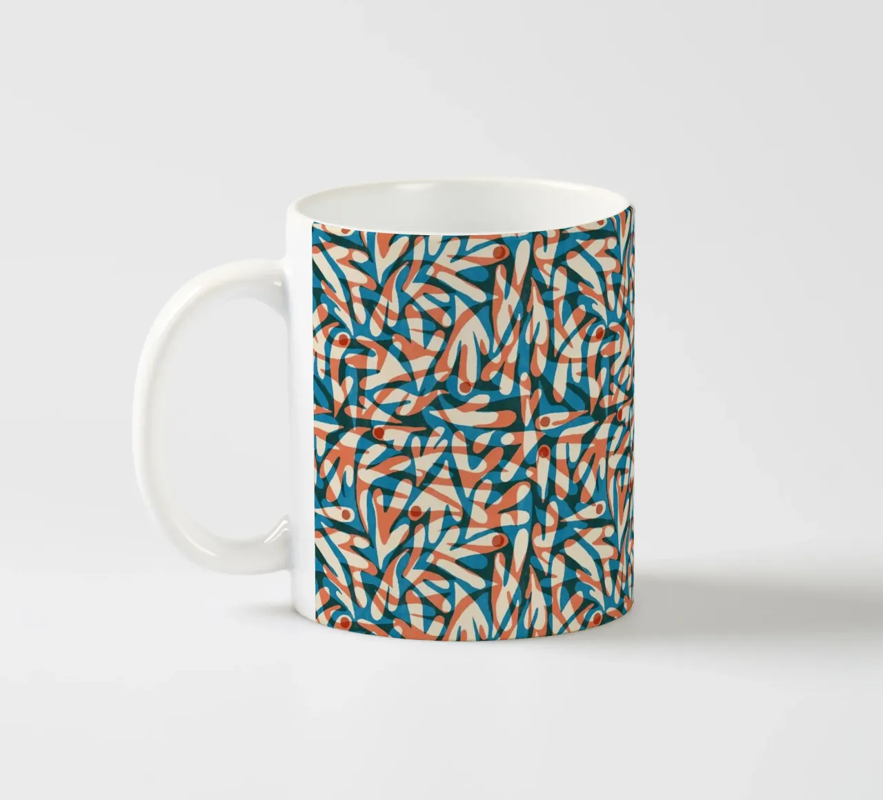 Cyano Pattern No 07 tazza in ceramica da treechild
