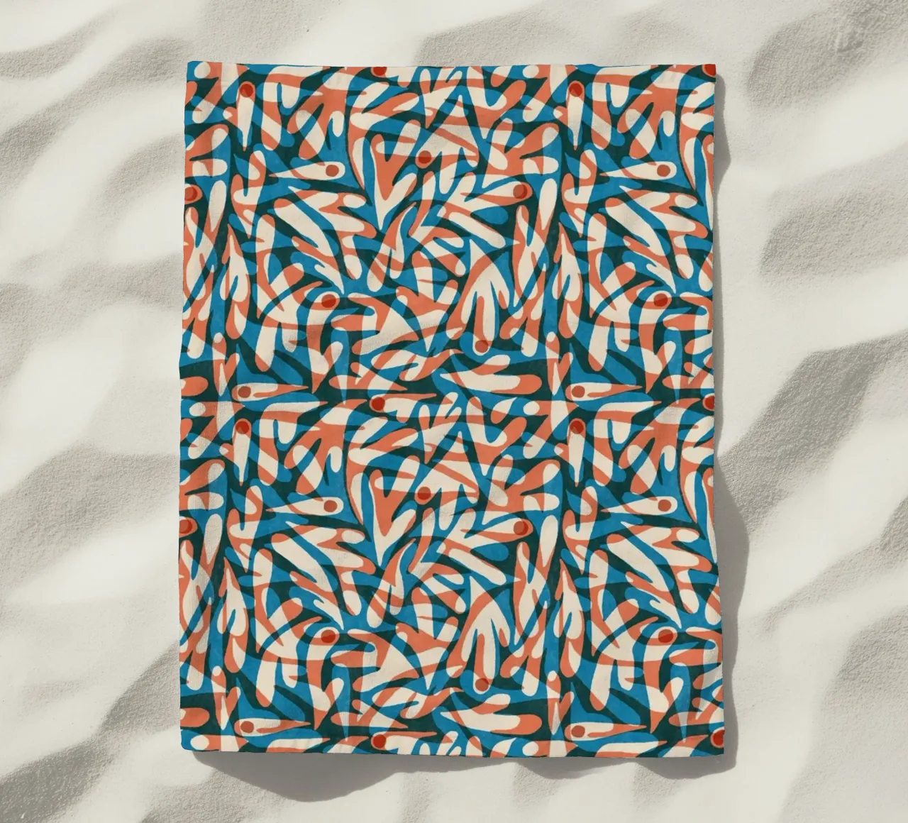 Cyano Pattern No 07 beach towel by treechild