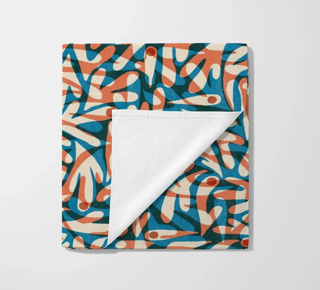 Cyano Pattern No 07 telo mare da treechild