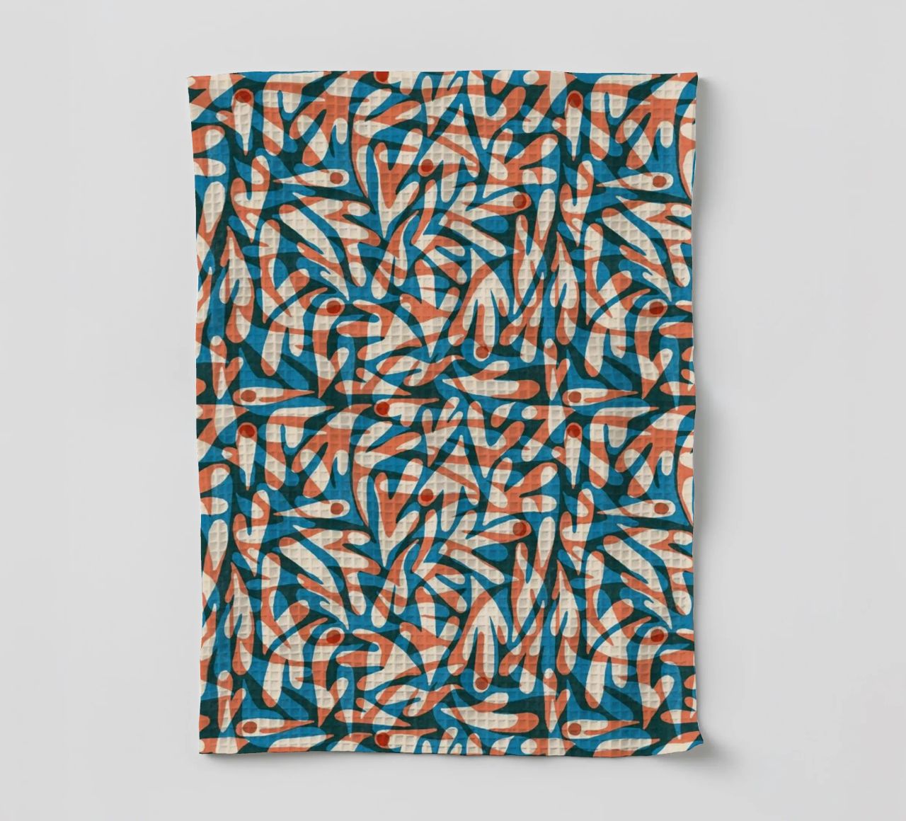 Cyano Pattern No 07 canovaccio da cucina da treechild