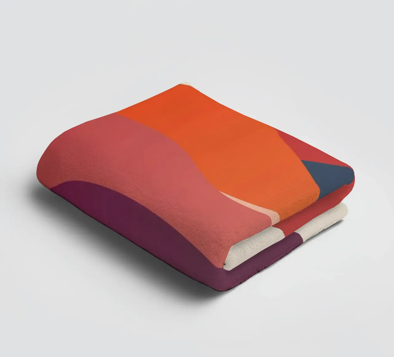 abstract shapes circles of sun towel by pastel color shape