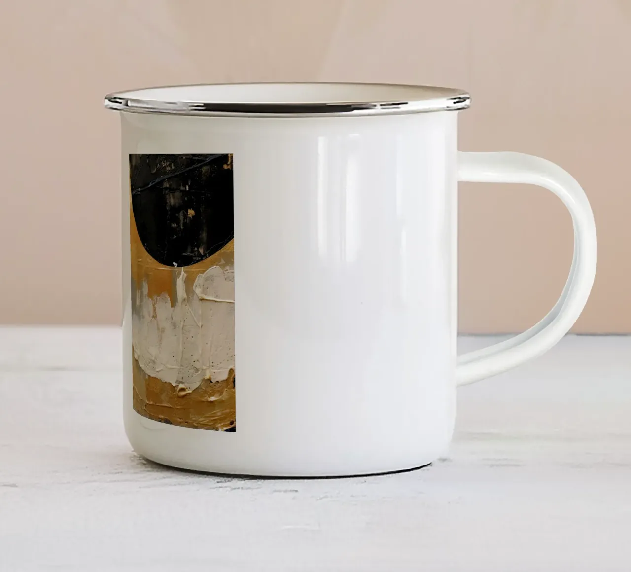 Arte da parete di Imagine tazza in smalto da Imagine