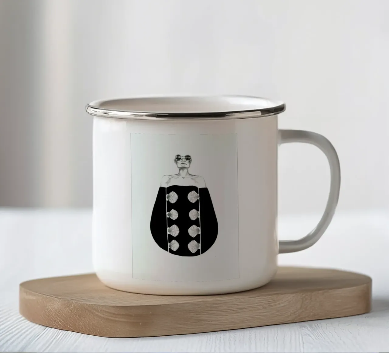 B3 enamel mug by youdesignme