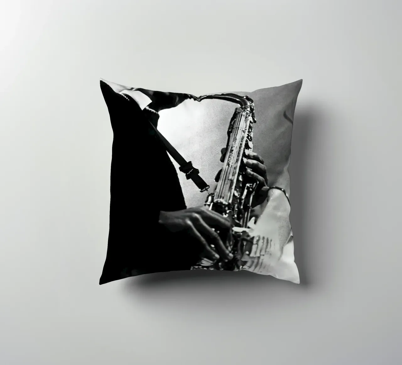 Il sassofonista Ornette Coleman C. 1959 cuscino da williamsshop
