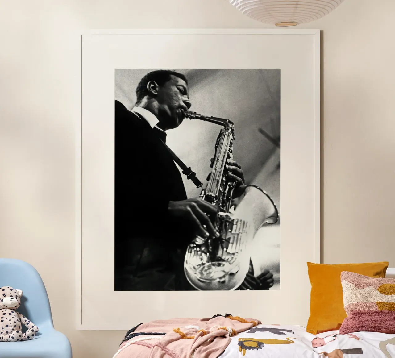 Il sassofonista Ornette Coleman C. 1959 carta hahnemühle da williamsshop