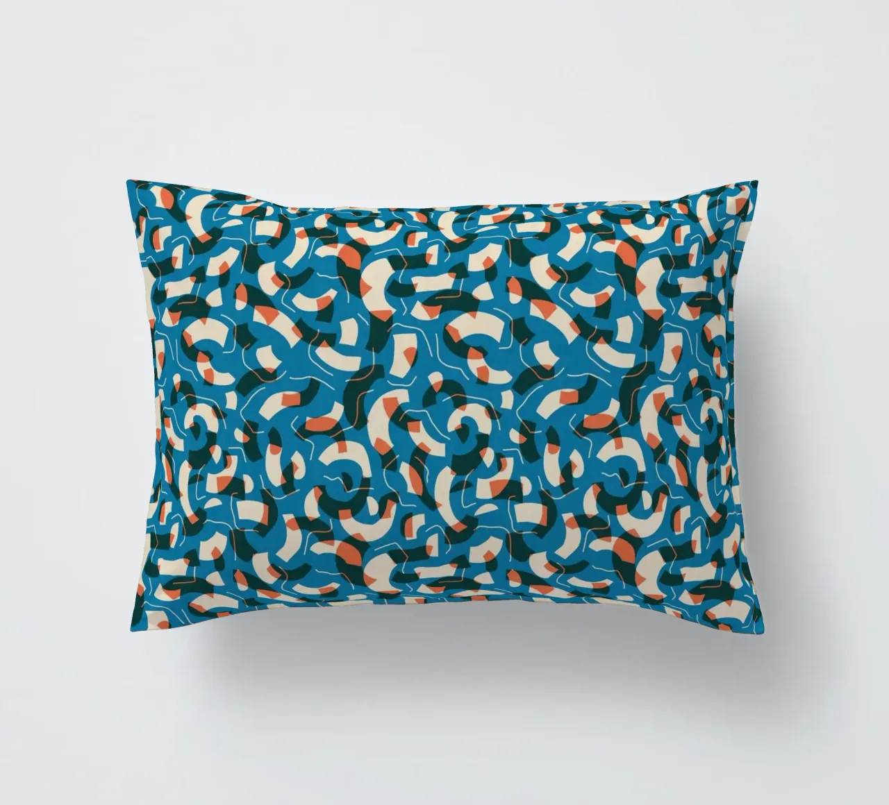 Cyano Pattern No 08 Kissen von treechild