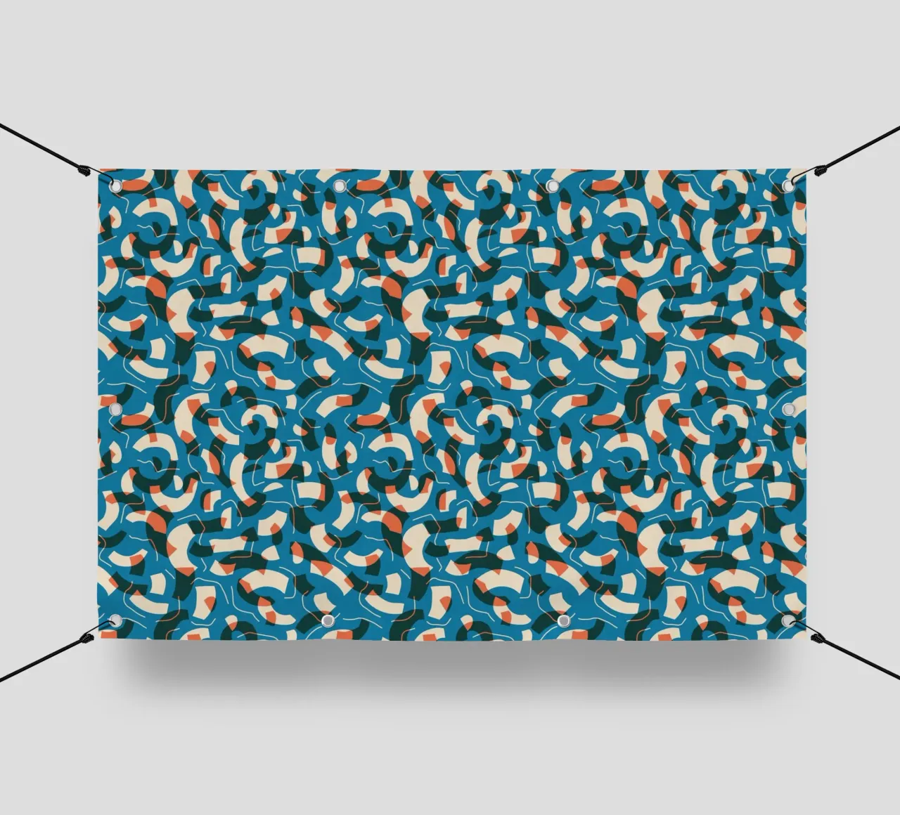 Cyano Pattern No 08 PVC Plane von treechild