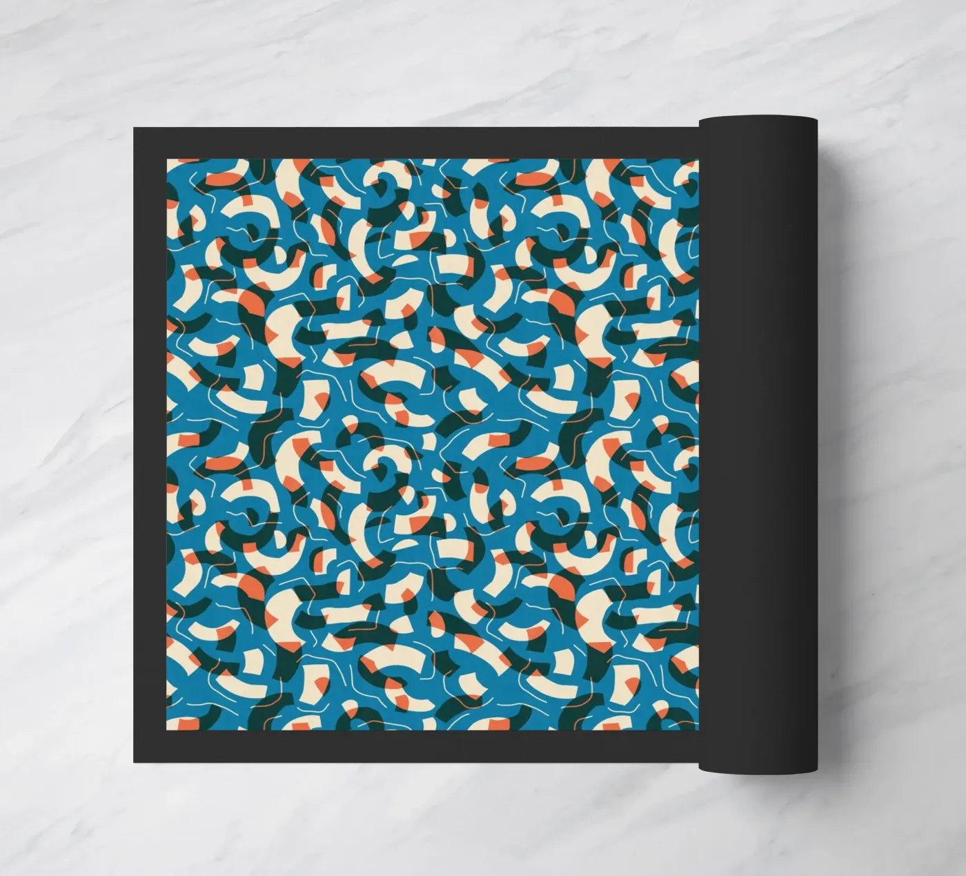 Cyano Pattern No 08 deurmat van treechild