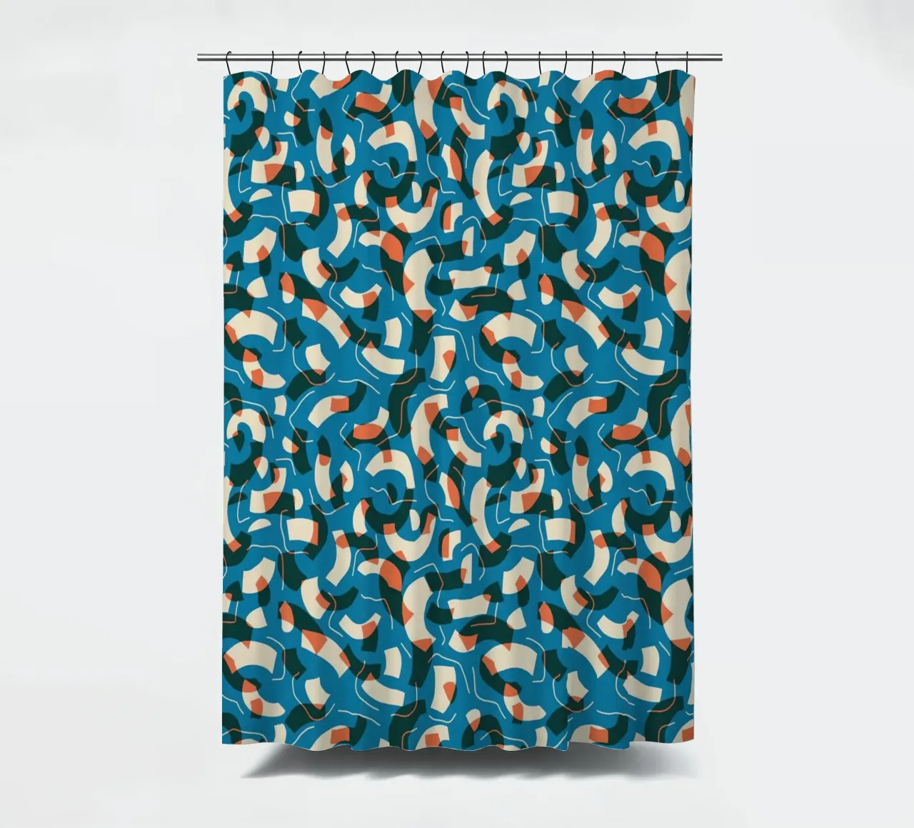 Cyano Pattern No 08 tenda da doccia da treechild