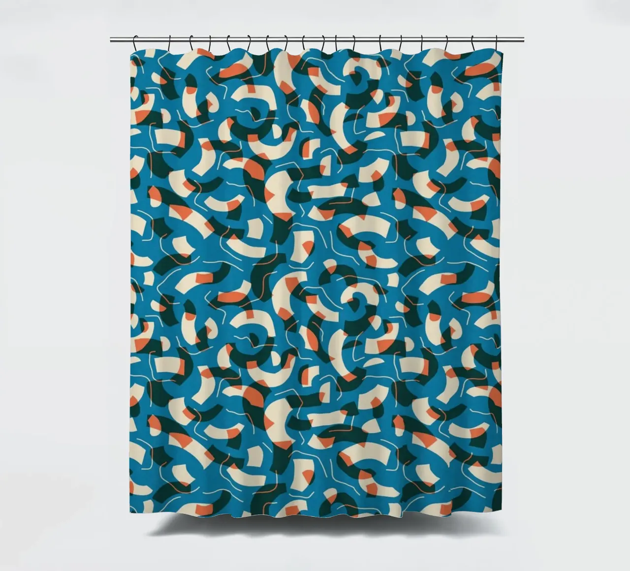 Cyano Pattern No 08 tenda da doccia da treechild