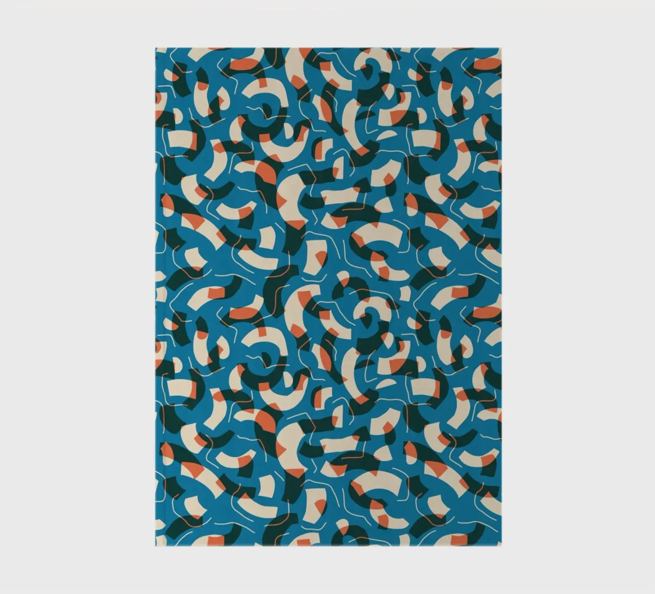 Cyano Pattern No 08 carnet de notes de treechild