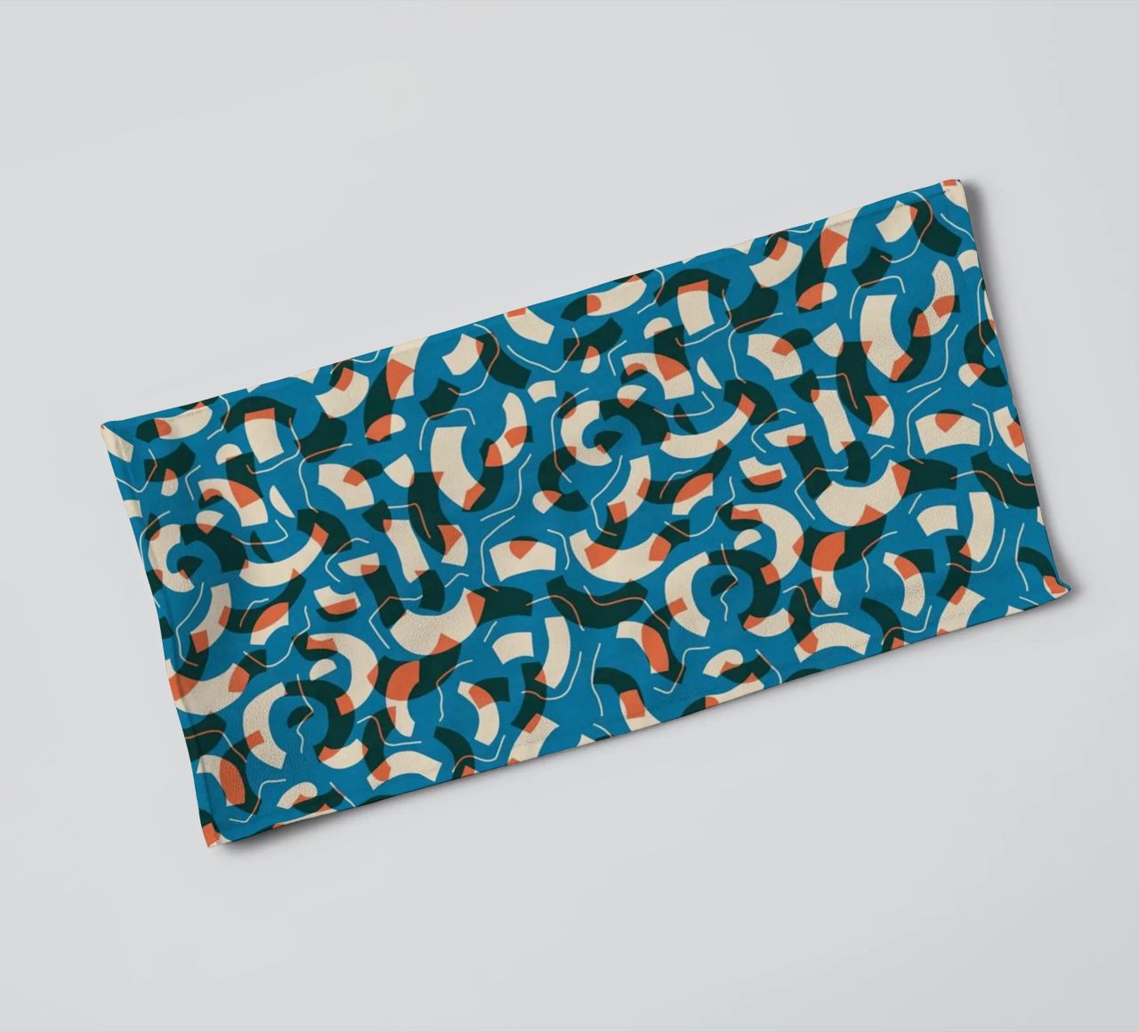 Cyano Pattern No 08 asciugamano da bagno da treechild