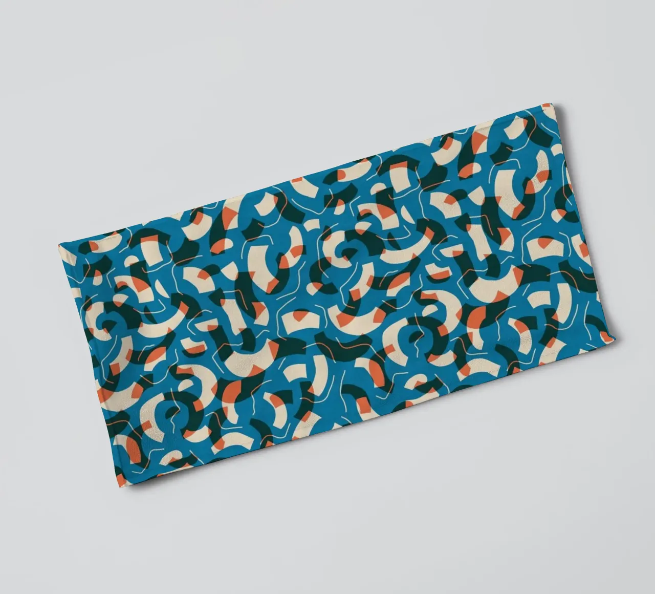 Cyano Pattern No 08 asciugamano da bagno da treechild