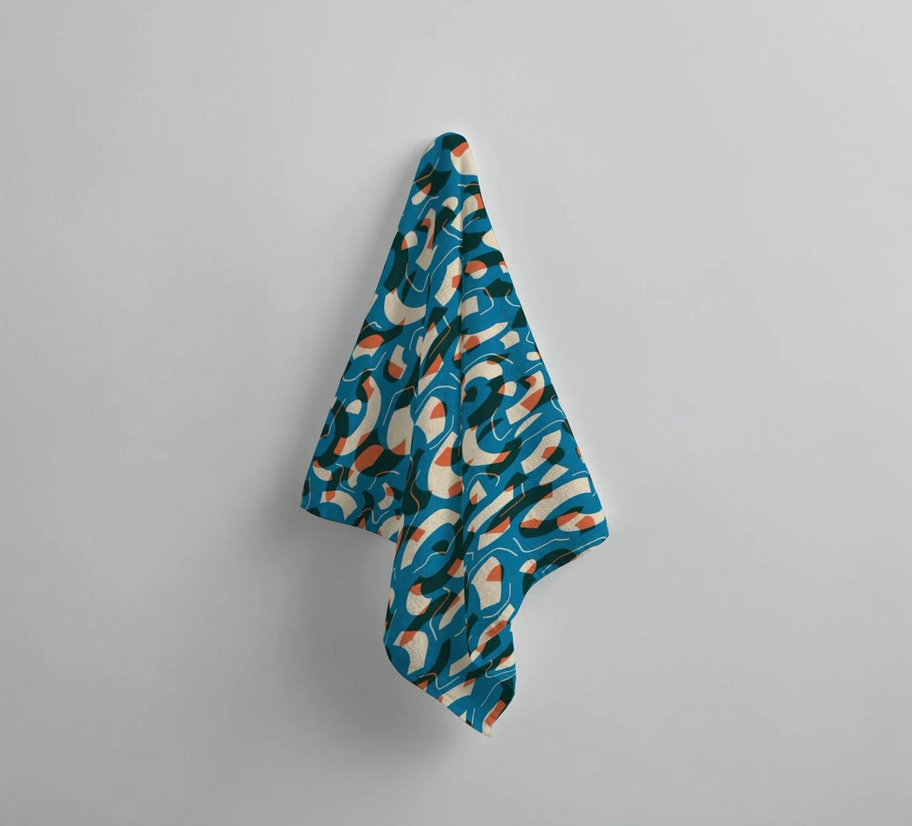 Cyano Pattern No 08 asciugamano da bagno da treechild