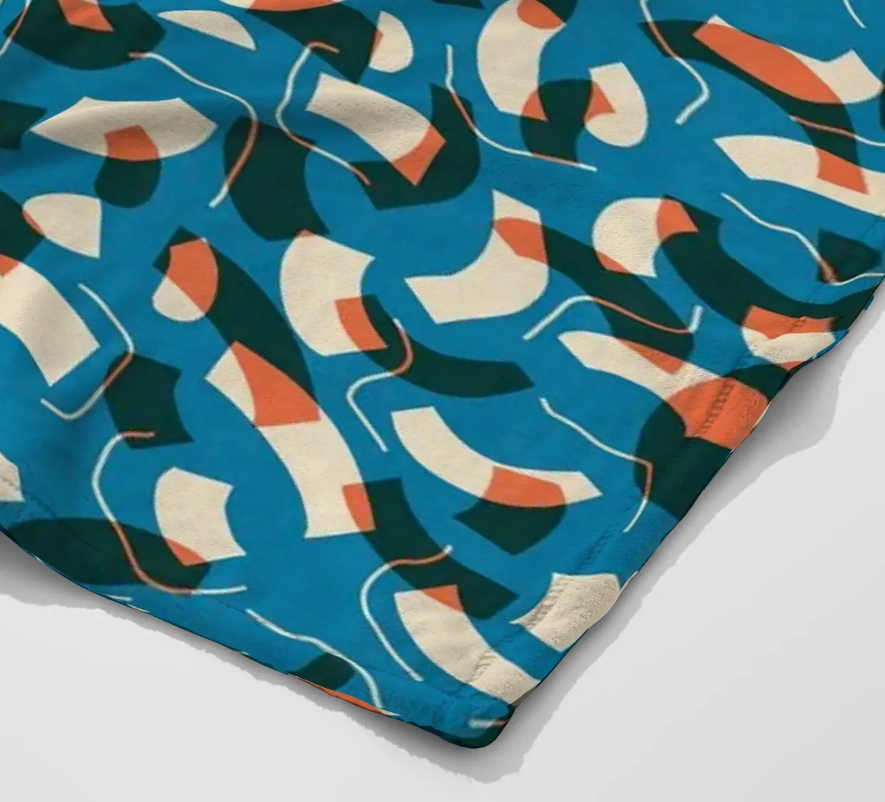 Cyano Pattern No 08 fleece blanket by treechild