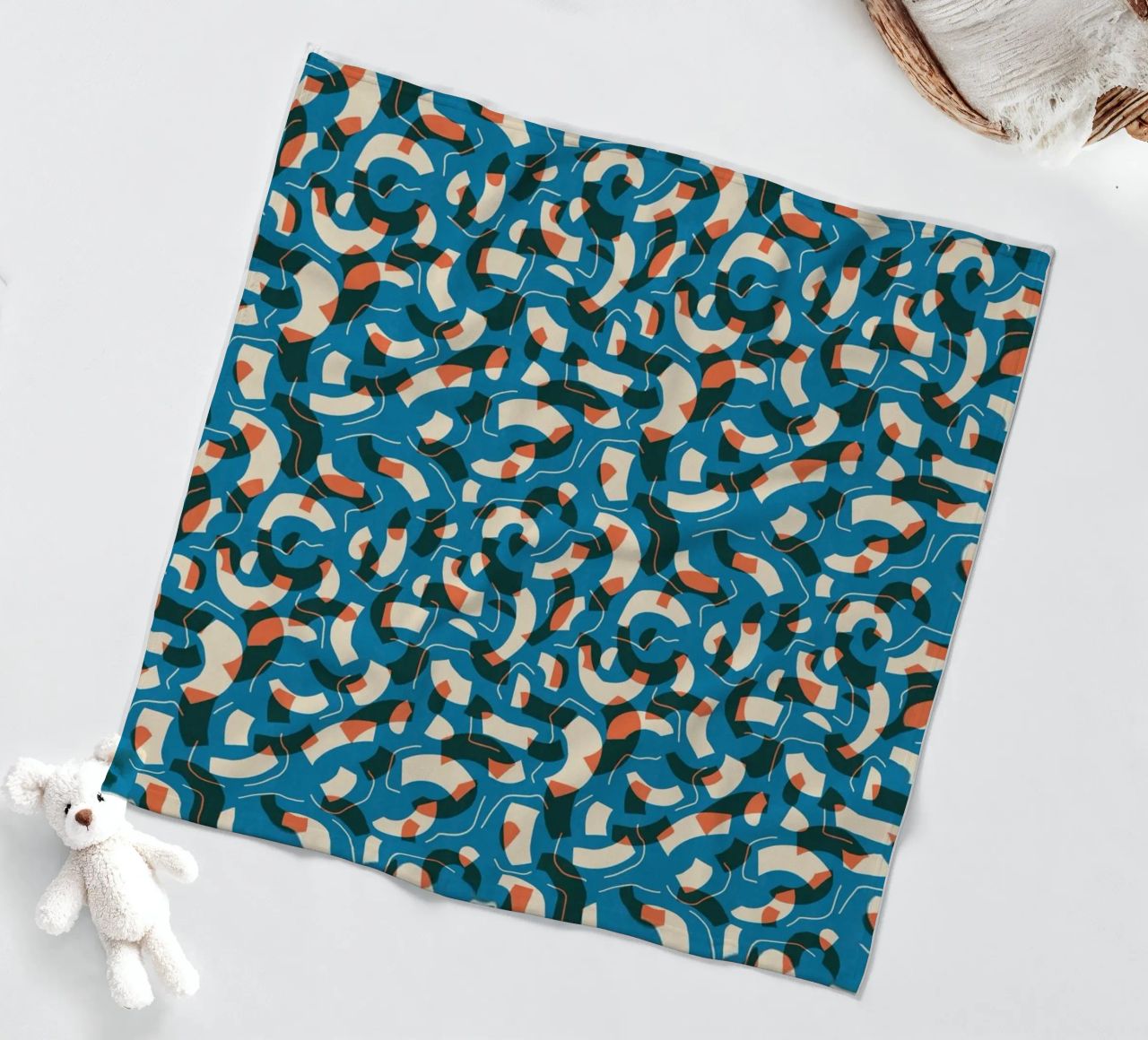 Cyano Pattern No 08 coperta in pile da treechild