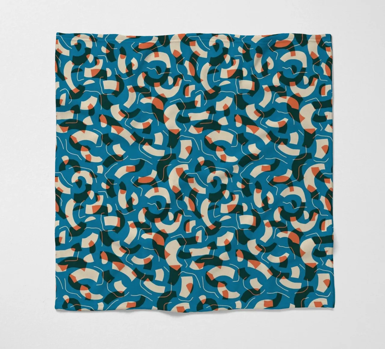 Cyano Pattern No 08 fleecedeken van treechild