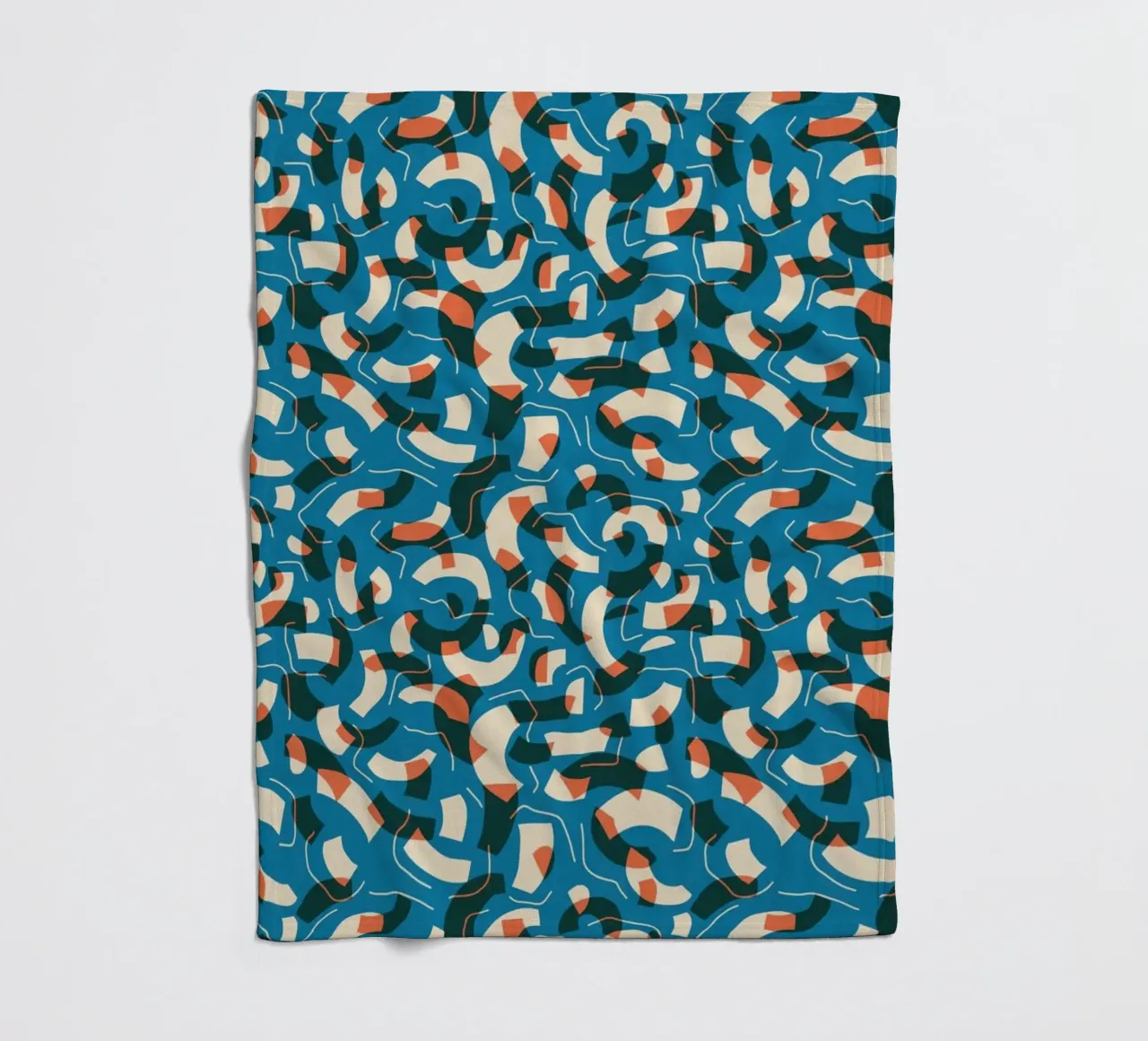 Cyano Pattern No 08 fleece blanket by treechild