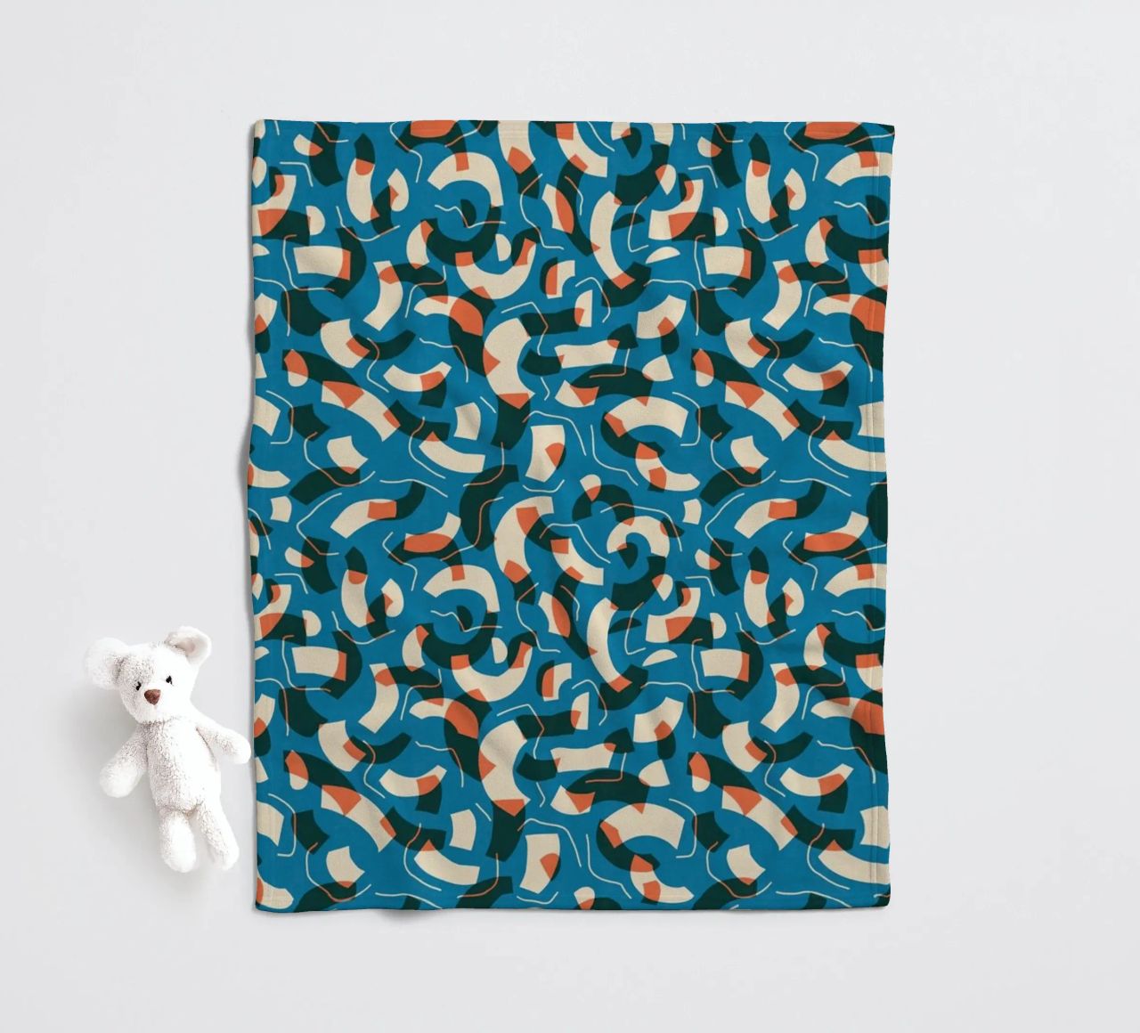 Cyano Pattern No 08 coperta in pile da treechild