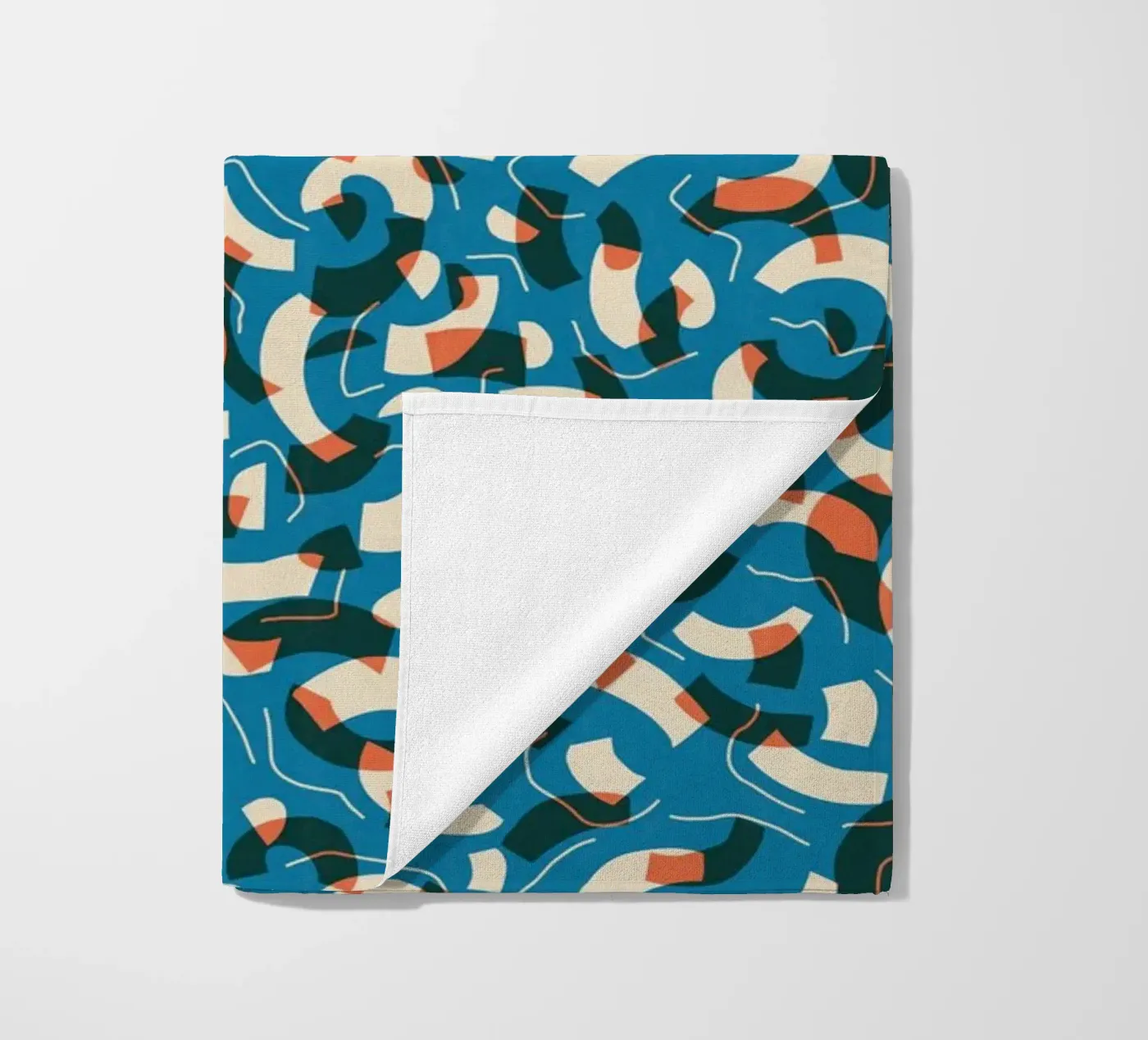 Cyano Pattern No 08 telo mare da treechild