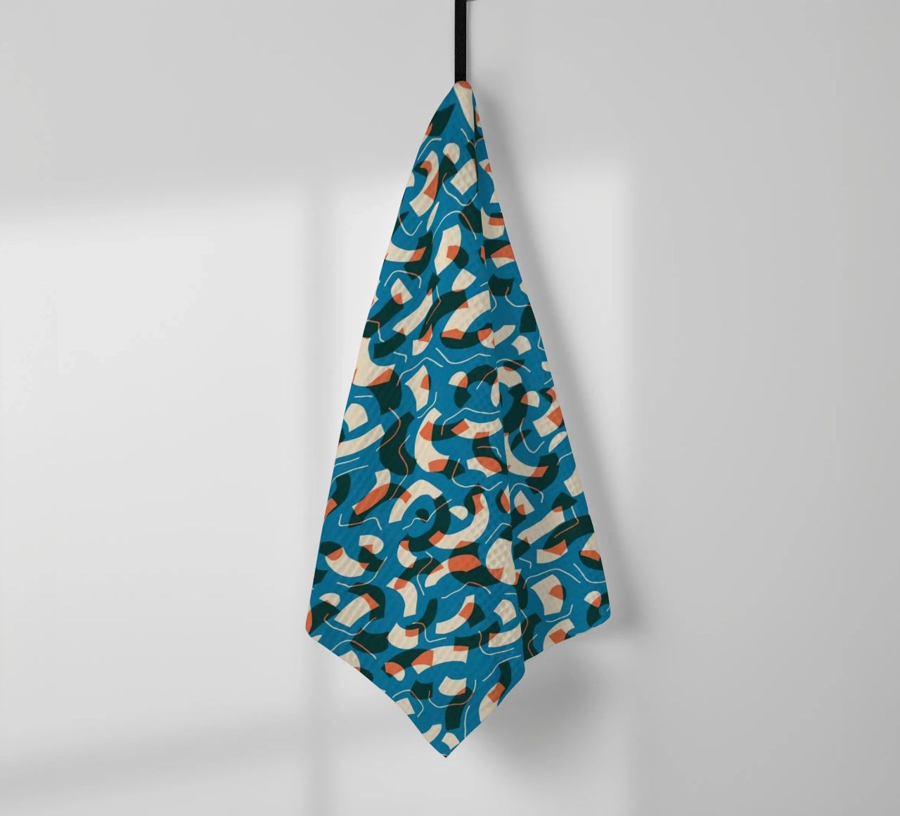 Cyano Pattern No 08 canovaccio da cucina da treechild