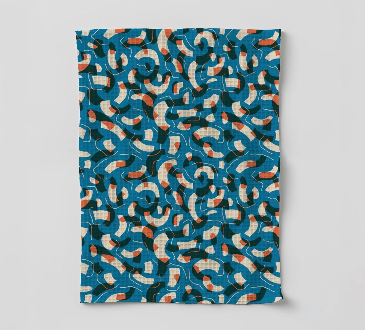 Cyano Pattern No 08 canovaccio da cucina da treechild