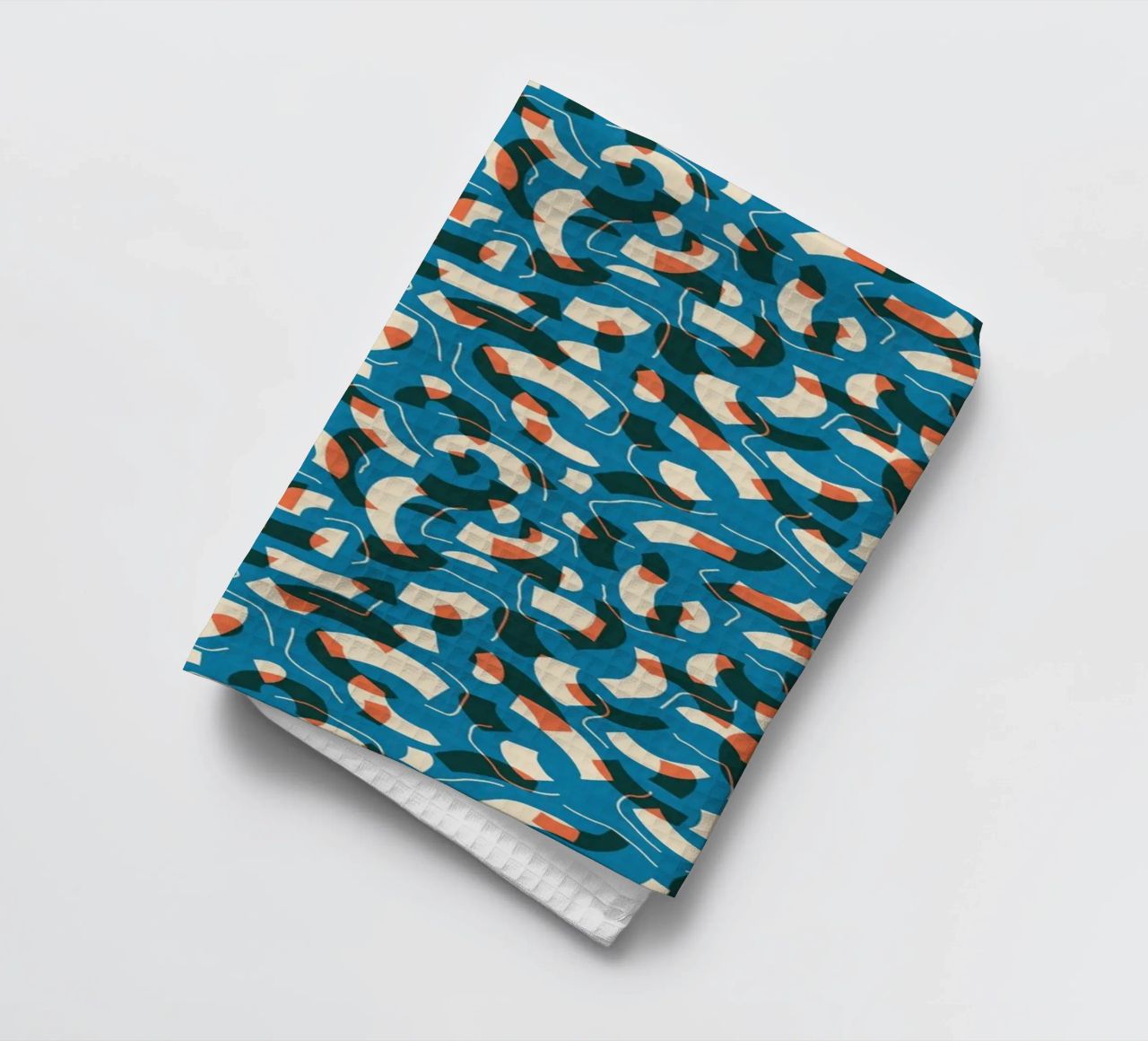 Cyano Pattern No 08 canovaccio da cucina da treechild