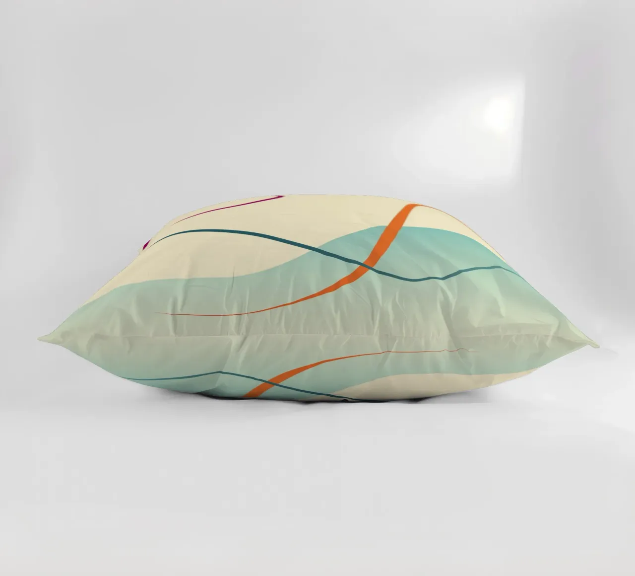 linee curve scena liscia cuscino da pastel color shape