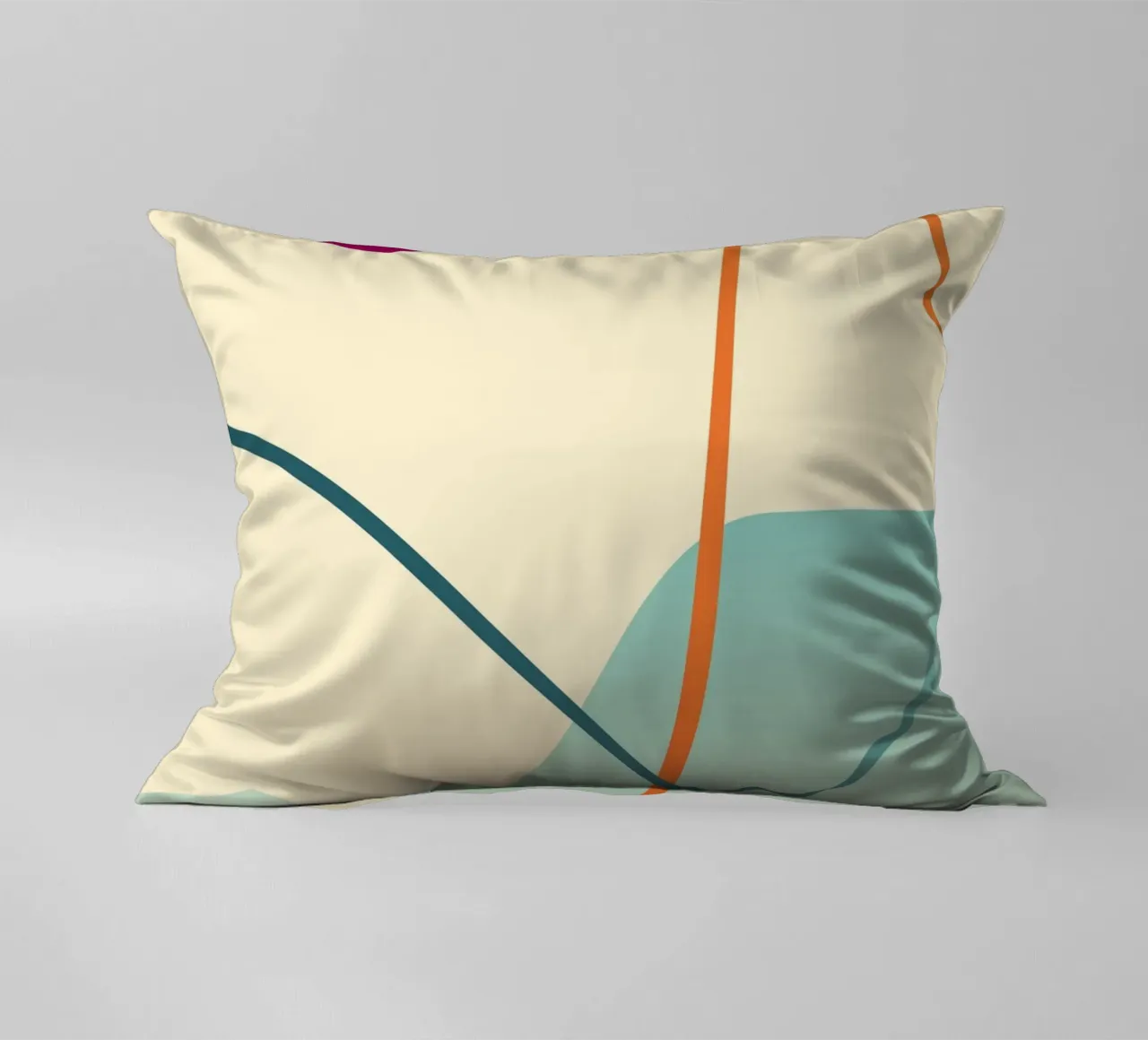 linee curve scena liscia cuscino da pastel color shape