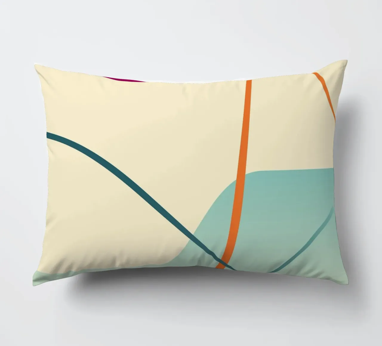 linee curve scena liscia cuscino da pastel color shape