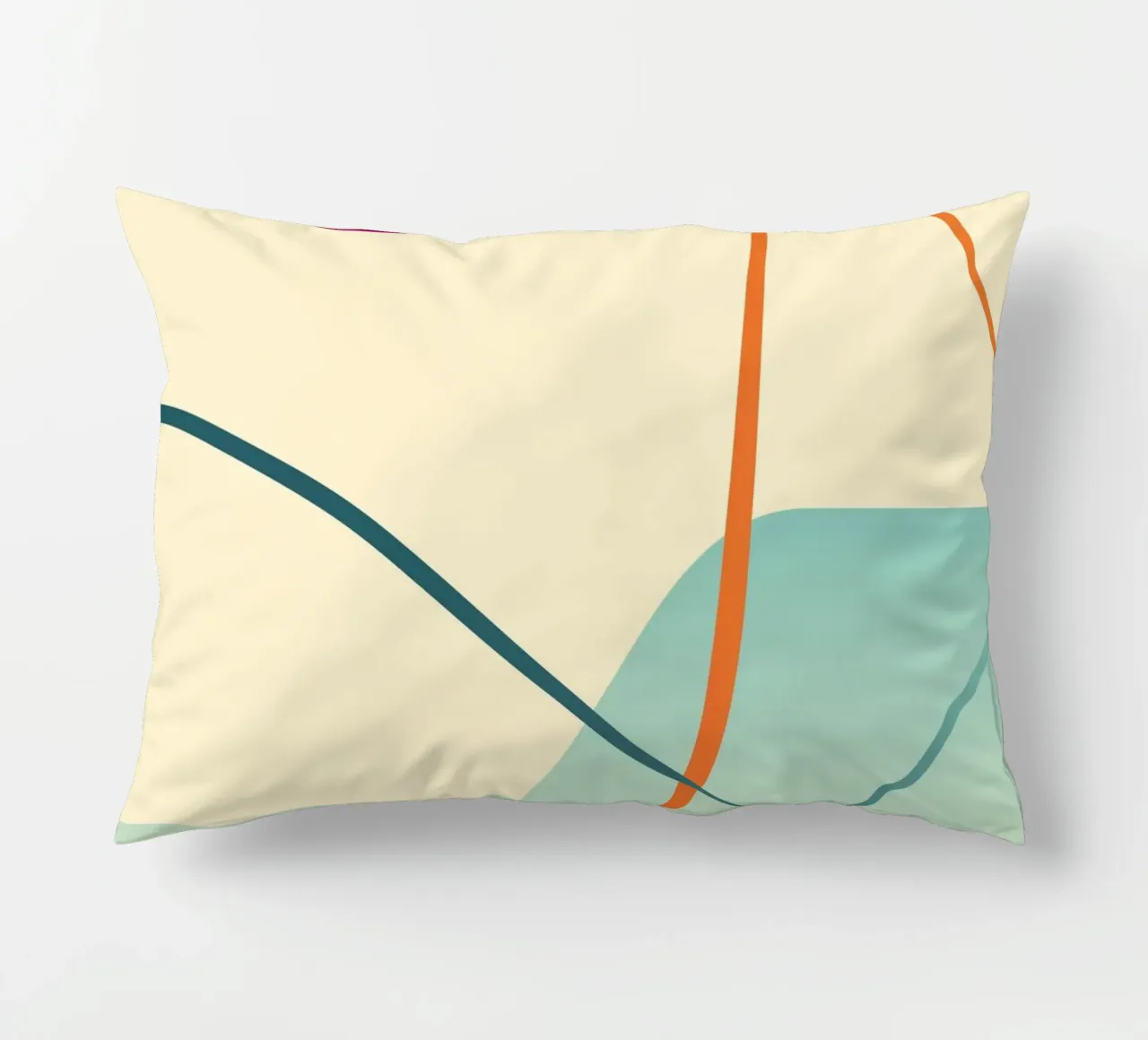 linee curve scena liscia cuscino da pastel color shape