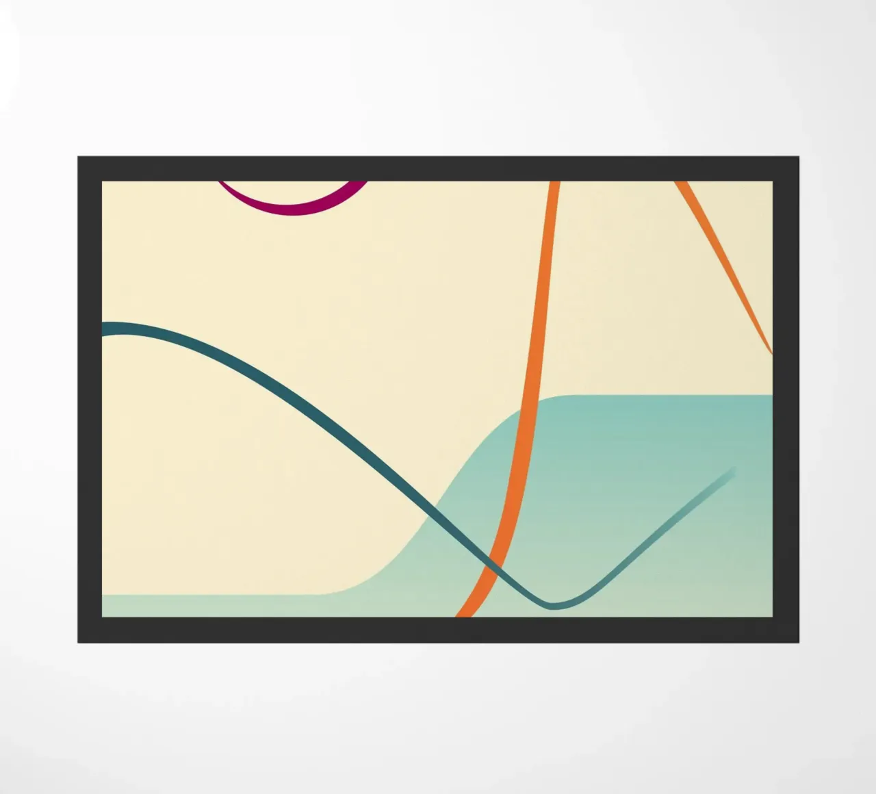 linee curve scena liscia zerbino da pastel color shape