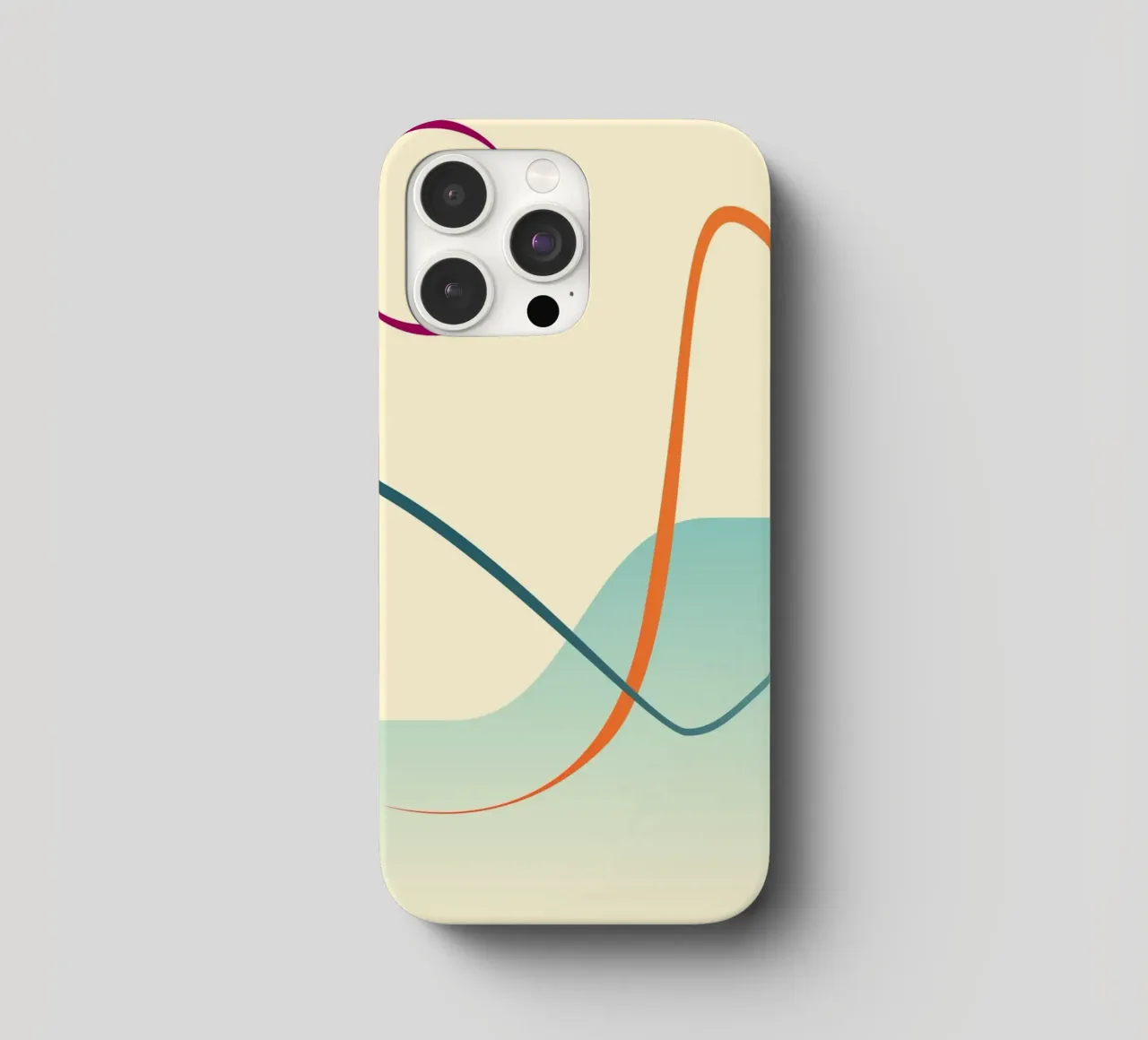 linee curve scena liscia cover iphone da pastel color shape