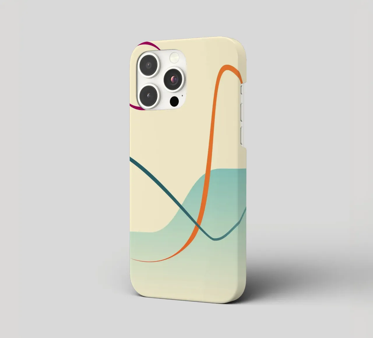 linee curve scena liscia cover iphone da pastel color shape