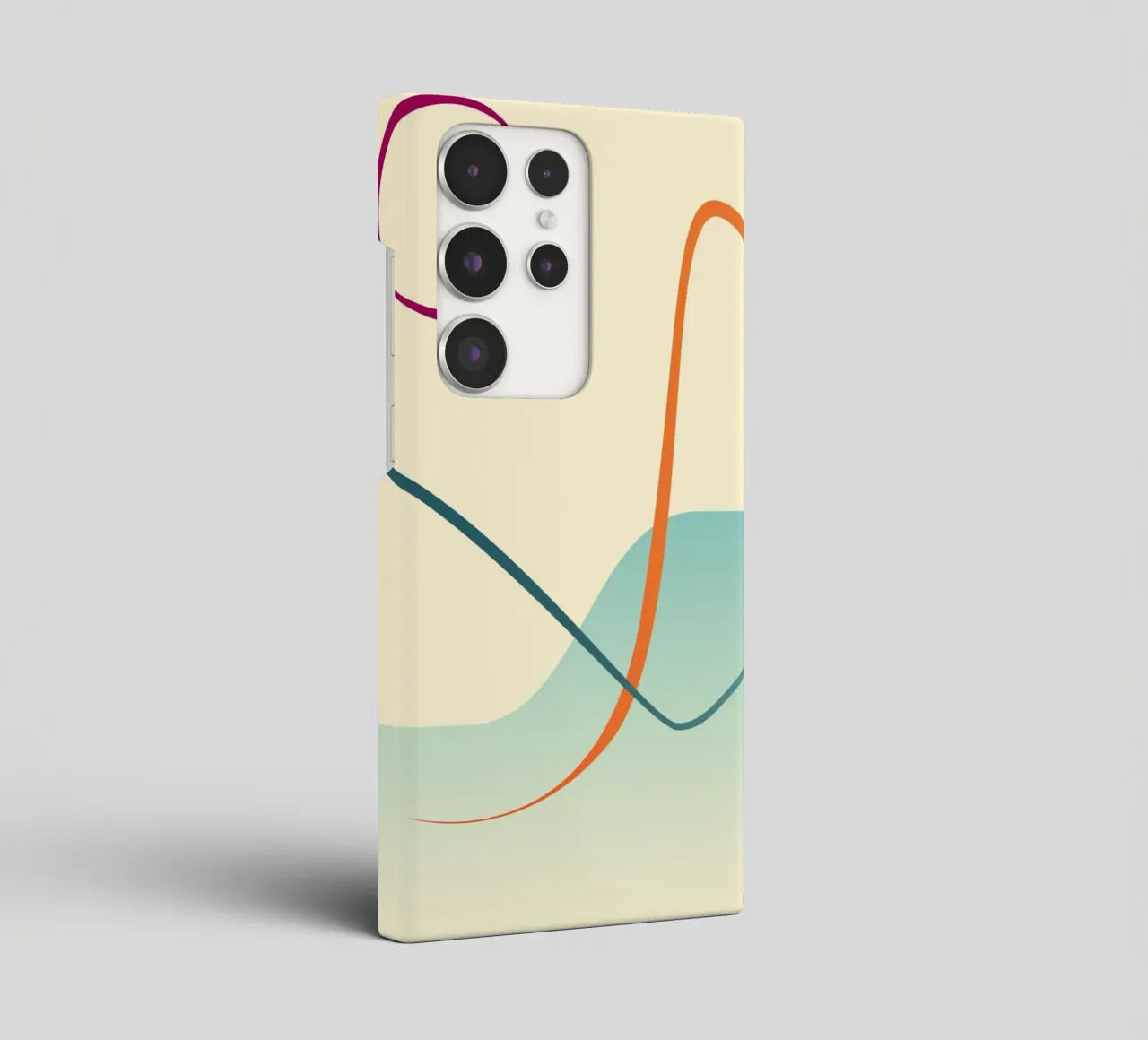 linee curve scena liscia cover samsung da pastel color shape