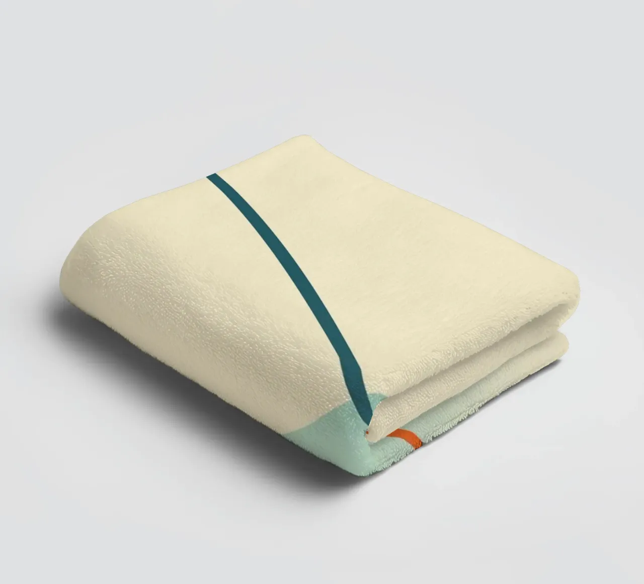linee curve scena liscia asciugamano da bagno da pastel color shape