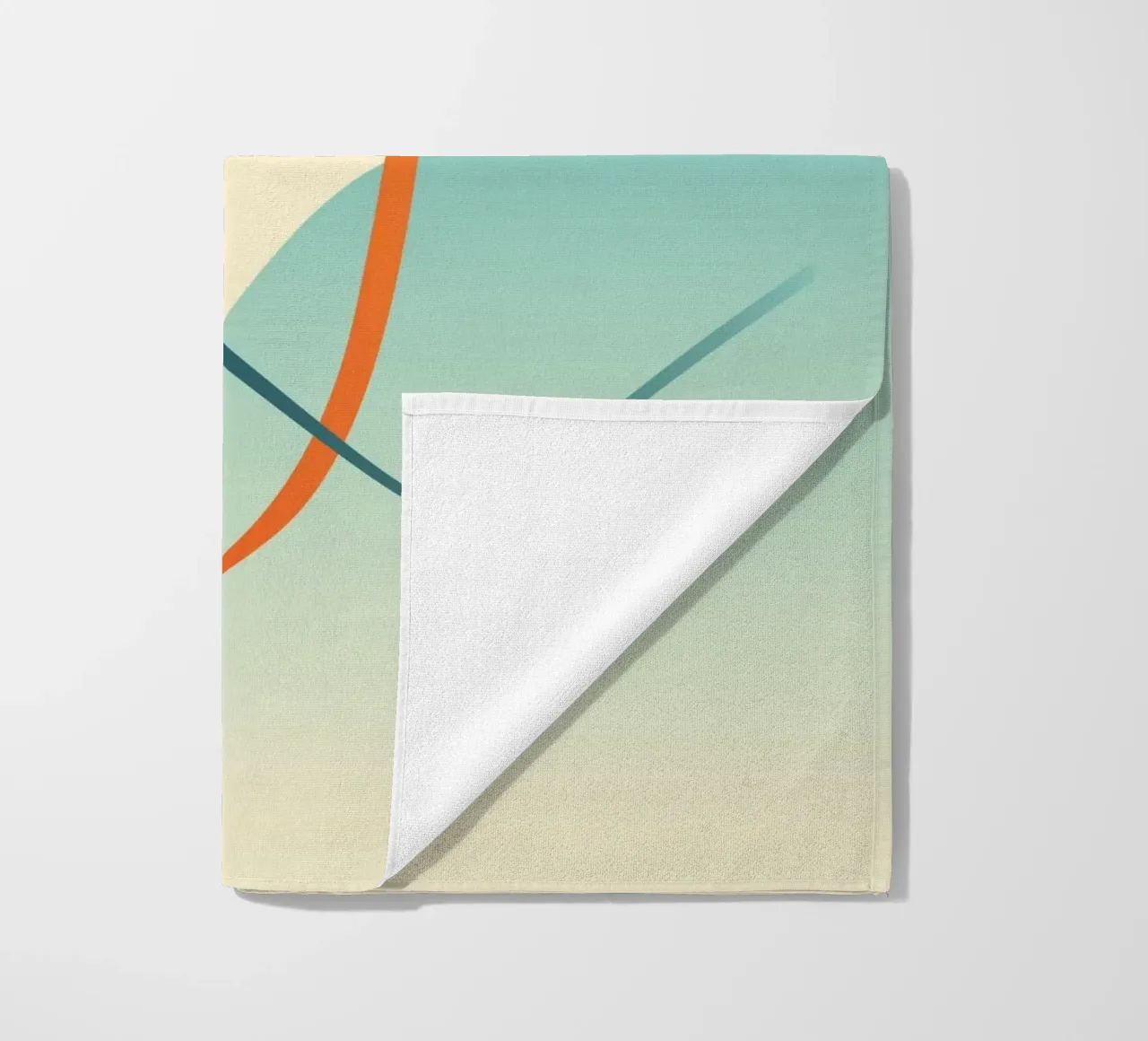 linee curve scena liscia telo mare da pastel color shape
