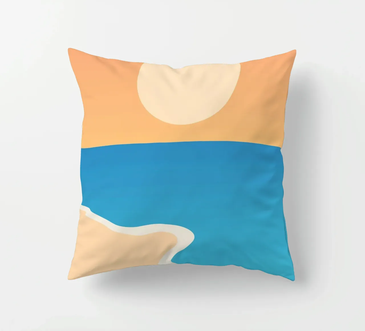 mare calmo relax cuscino da pastel color shape